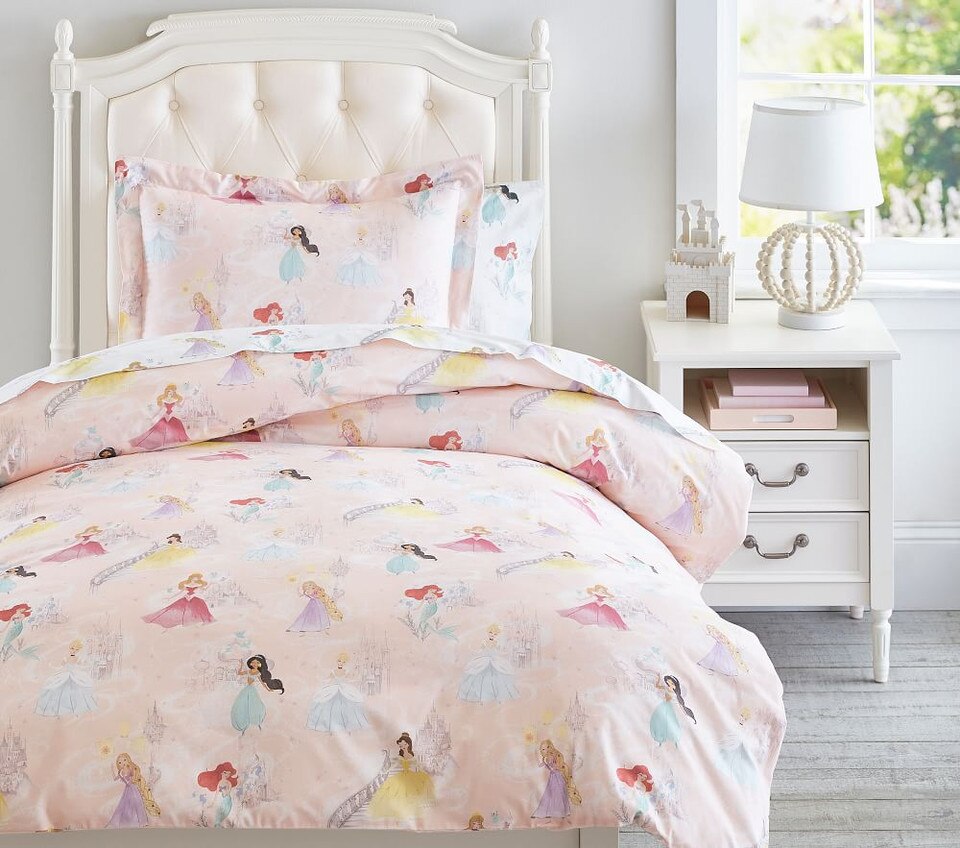 Disney® Princess Castles Organic Duvet Cover & Shams Pottery Barn